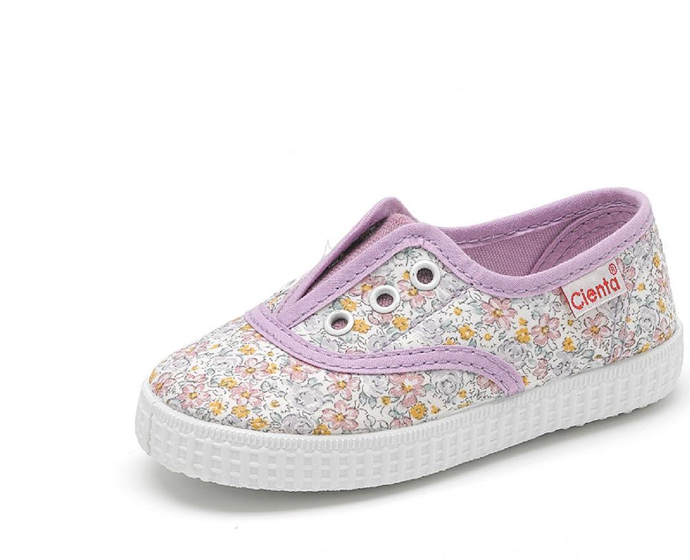 Cienta Zapatilla Inglés Sin Cordones Flores Último día