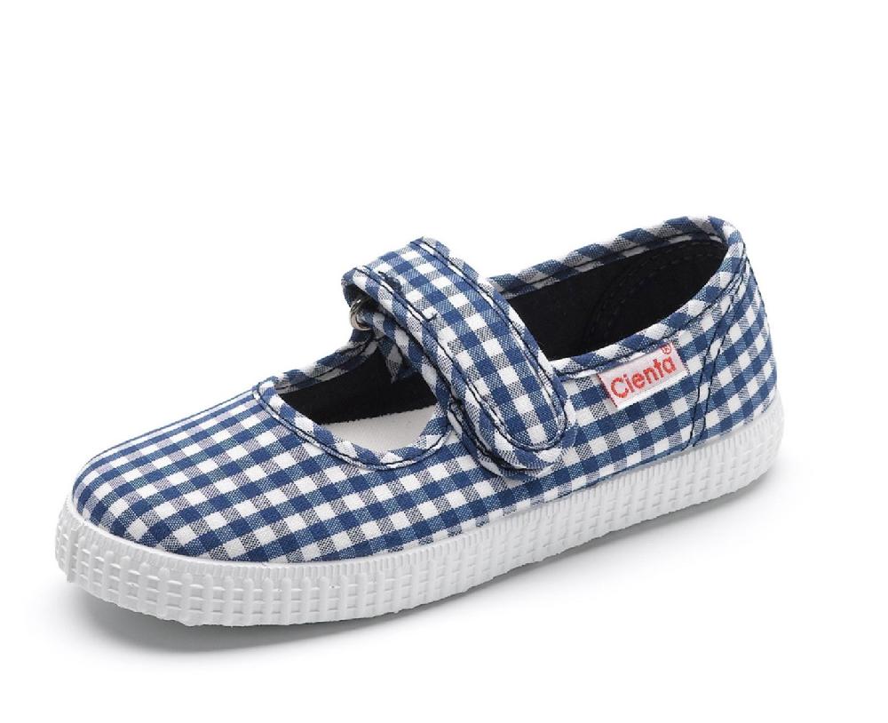 Cienta Merceditas Velcro Cuadros Vichy Solo hoy