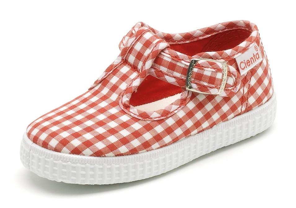 Cienta Merceditas Velcro Cuadros Vichy Solo hoy