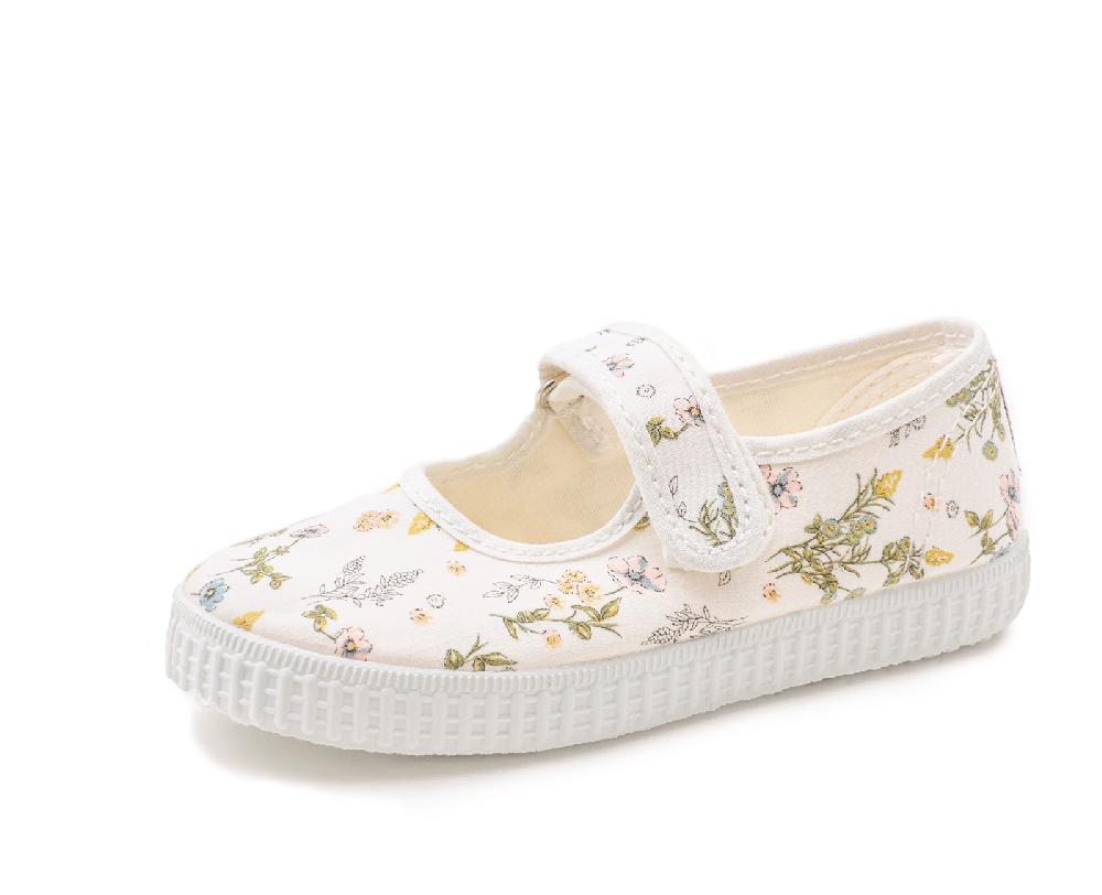 Cienta Merceditas Velcro Flores Promoción trimestral