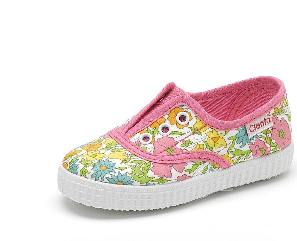 Cienta Zapatilla Inglés Sin Cordones Flores Liberty Superdescuento
