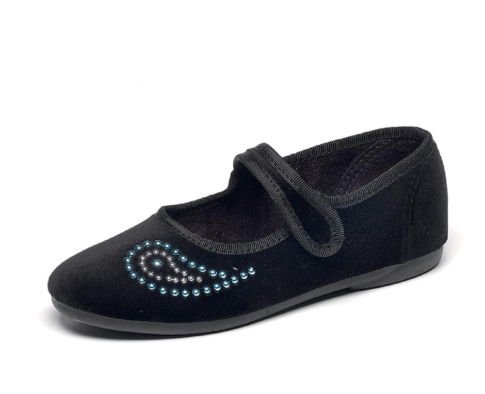 Cienta Bailarina Salon Velcro Lagrima