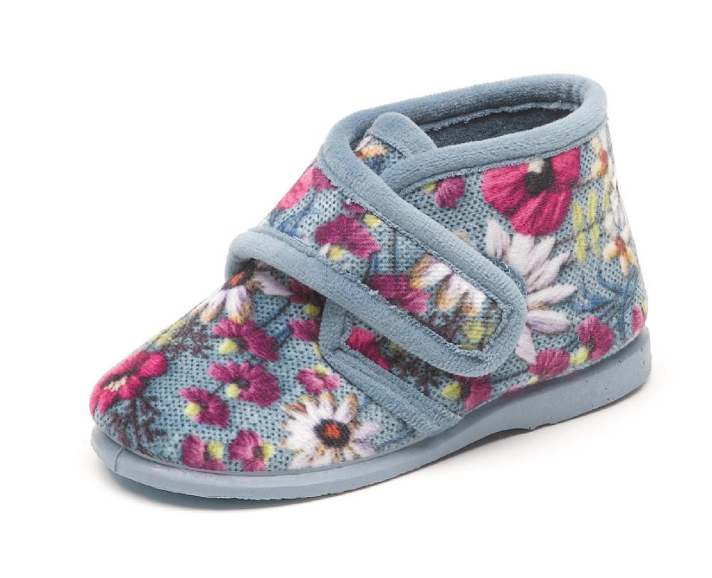 Cienta Zapatilla para Casa Flores Terciopelo ÚLTIMAS EDICIONES