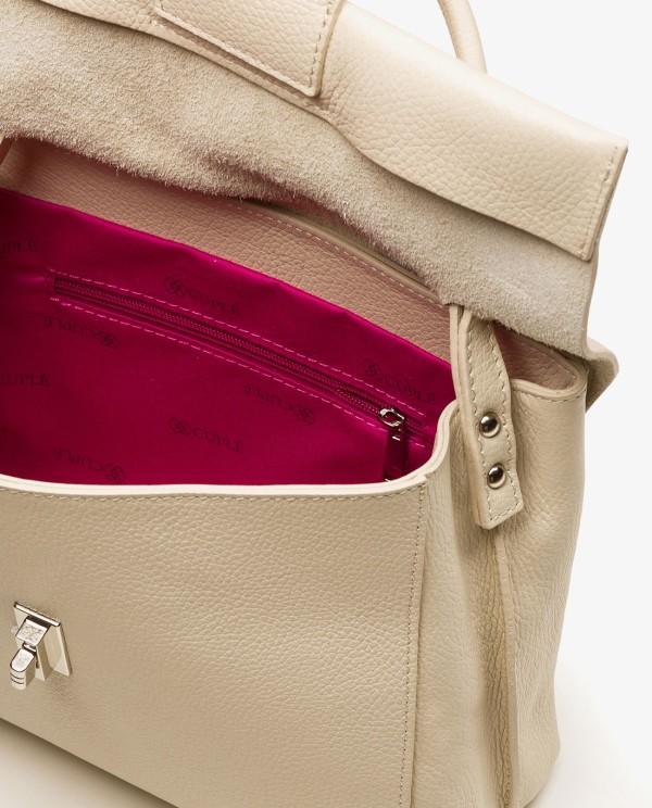 Cuplé BOLSO SHOPPER PEQUEÑO PIEL BEIG Outlet online