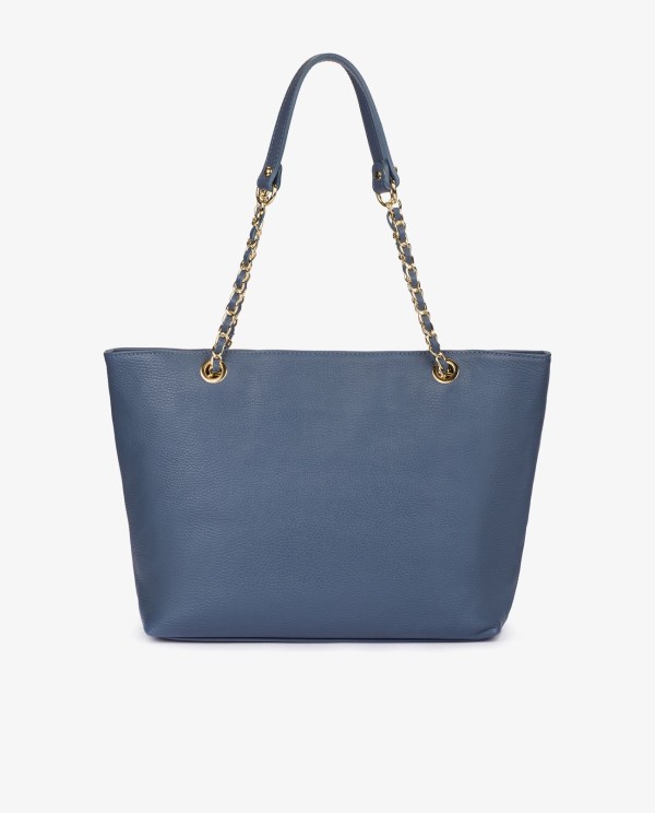 Cuplé SHOPPER CADENA PIEL AZUL Ofertas