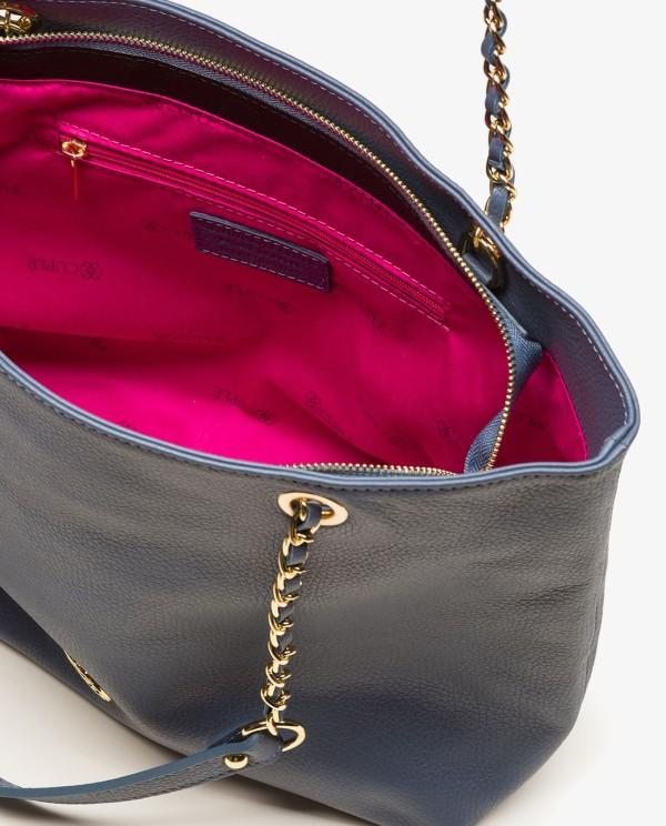 Cuplé SHOPPER CADENA PIEL AZUL Ofertas