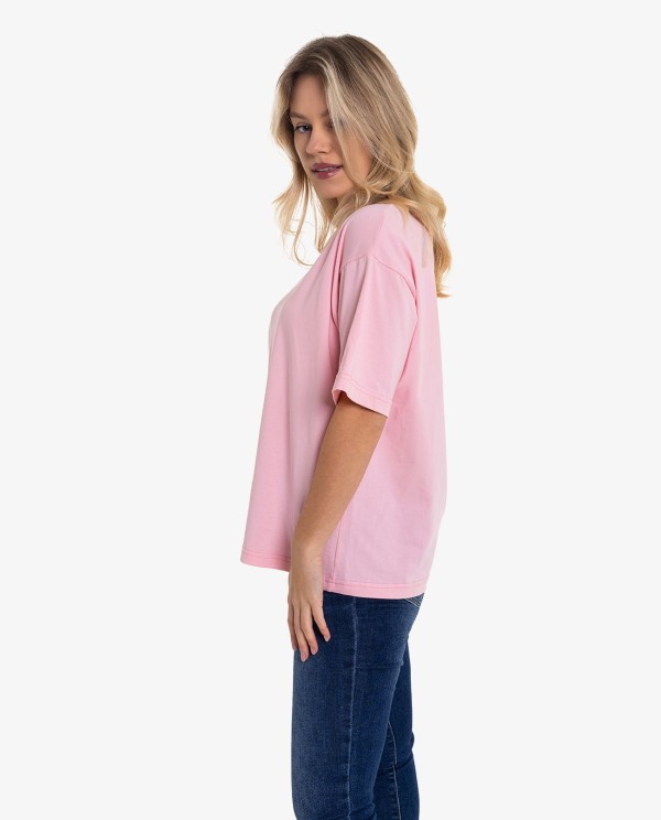 Cuplé CAMISETA ROSA OVERSIZE CUPLÉ LOVE Últimos 2 días