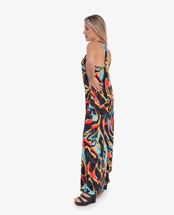 Cuplé MONO HALTER PUNTO ESTAMPADO ARTIST Superdescuento