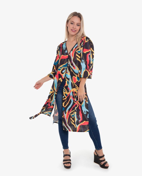 Cuplé MAXIBLUSA SEDÍN ESTAMPADO ARTIST