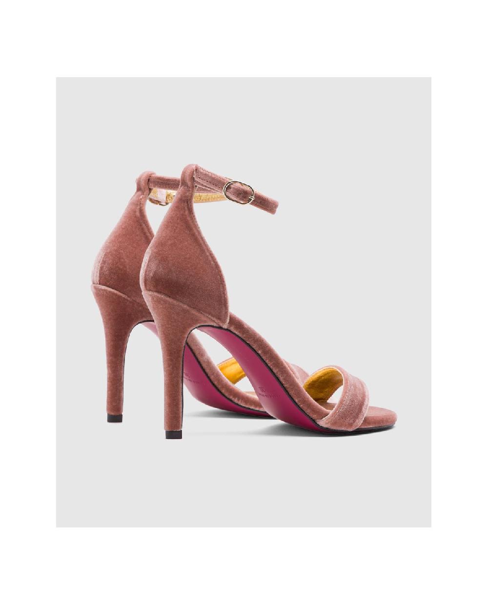 Cuplé SANDALIA ALMERIA TERCIOPELO ROSA En oferta