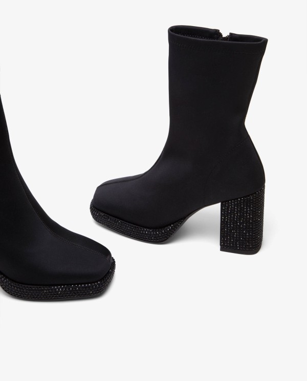 Cuplé BOTÍN PLFMA STRASS LICRA STRECH NEGRO Oferta especial de fábrica