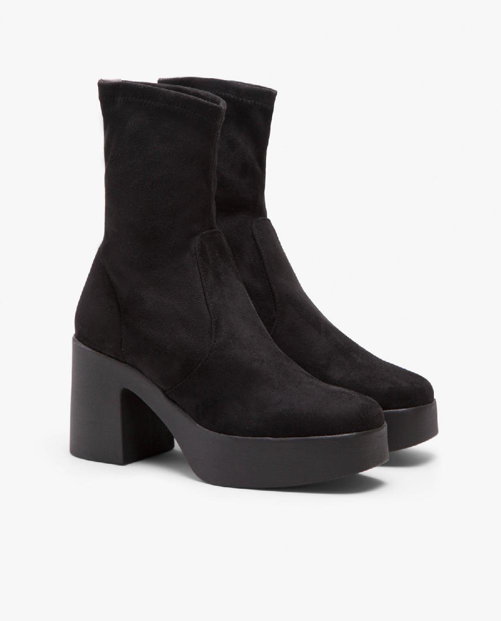 Cuplé BOTIN PLATAFORMA ULTRASUEDE STRECH NEGRO Solo queda un día