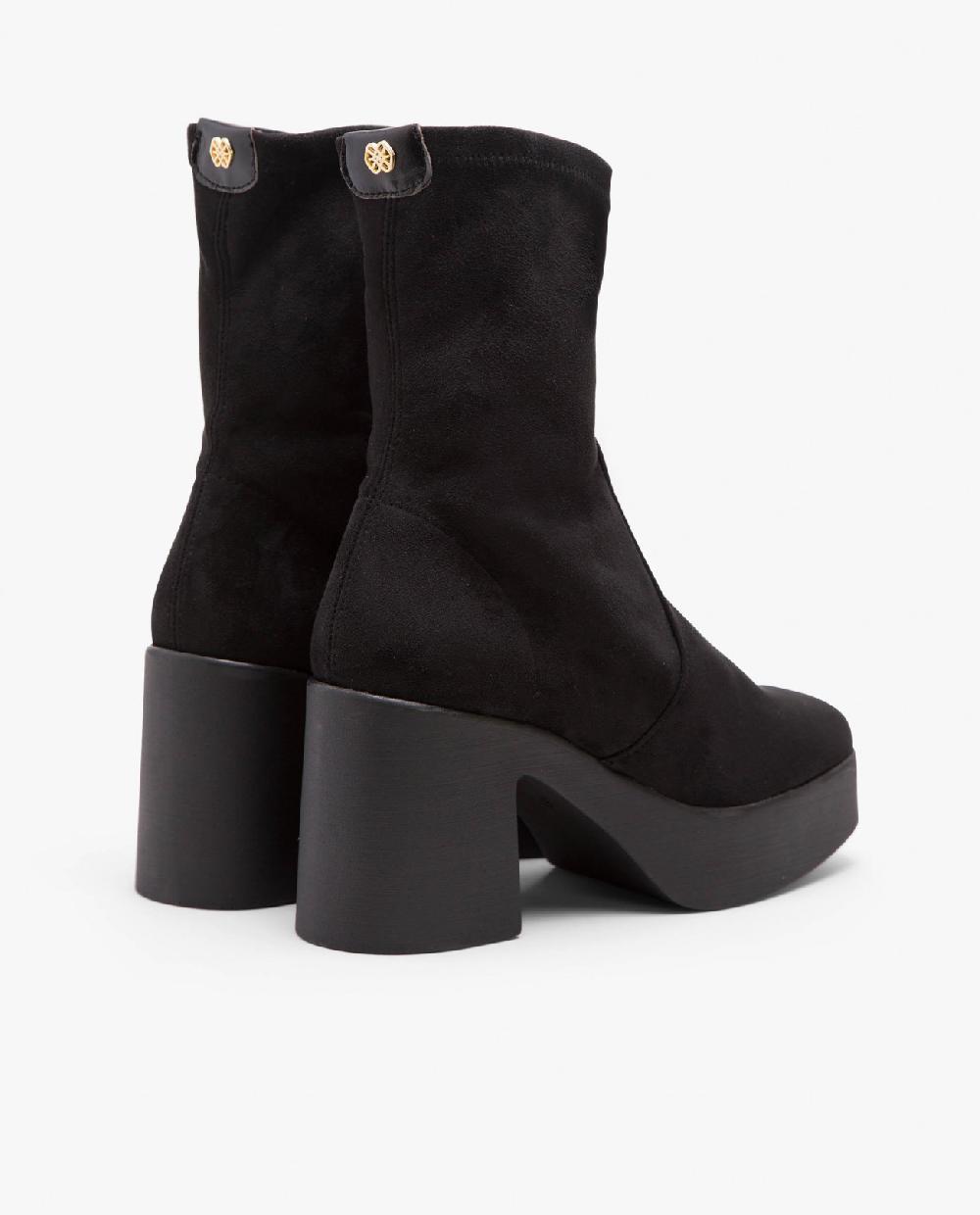 Cuplé BOTIN PLATAFORMA ULTRASUEDE STRECH NEGRO Solo queda un día