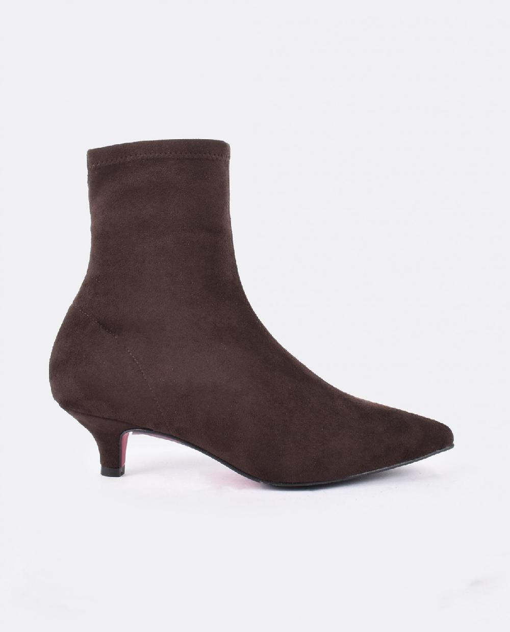Cuplé BOTIN LICRA TACON BAJO ULTRASUEDE STRECH MARRON