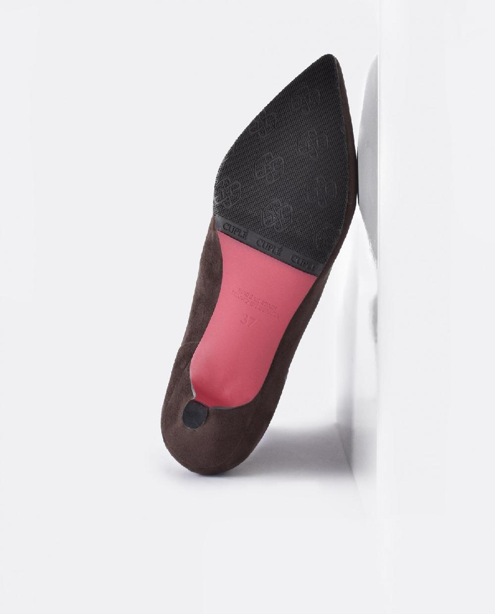 Cuplé BOTIN LICRA TACON BAJO ULTRASUEDE STRECH MARRON Precios de Black Friday