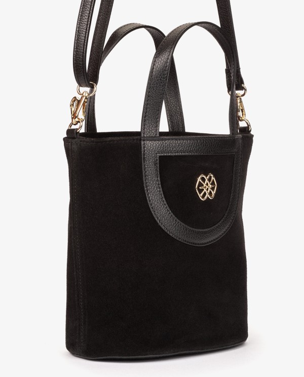 Cuplé BOLSO SHOPPING SERRAJE NEGRO Rebajas baratas
