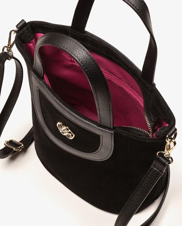 Cuplé BOLSO SHOPPING SERRAJE NEGRO Rebajas baratas