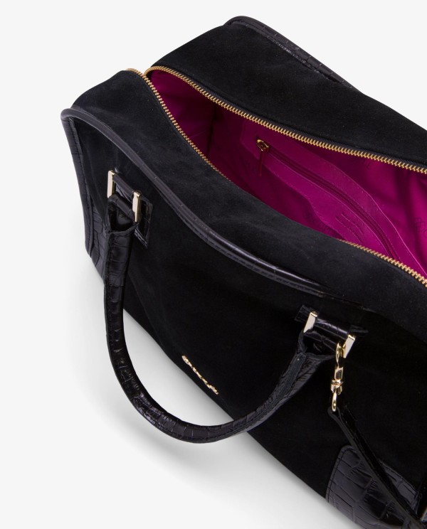 Cuplé BOLSO RECTANGULAR SERRAJE NEGRO Envío gratis