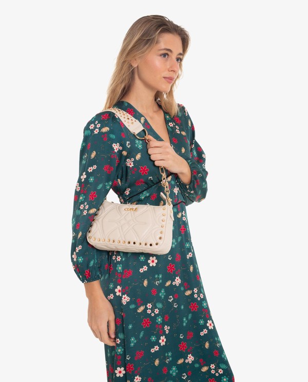 Cuplé VESTIDO ESCOTE PICO CON ESTAMPADO ASIÁTICO Envío internacional gratuito