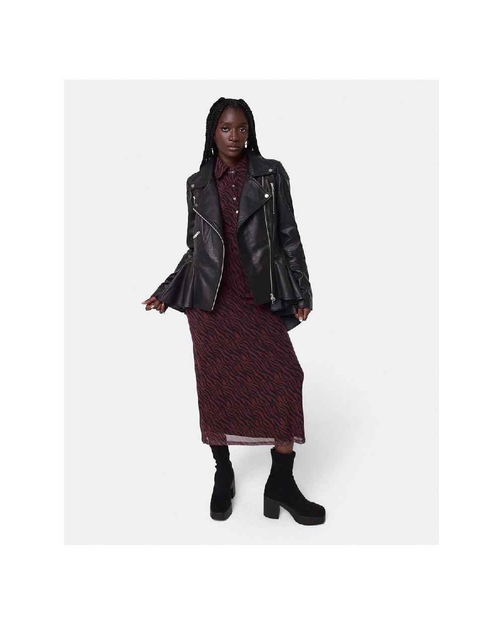 Cuplé PELUM BIKER CHAQUETA PIEL NEGRO Última moda