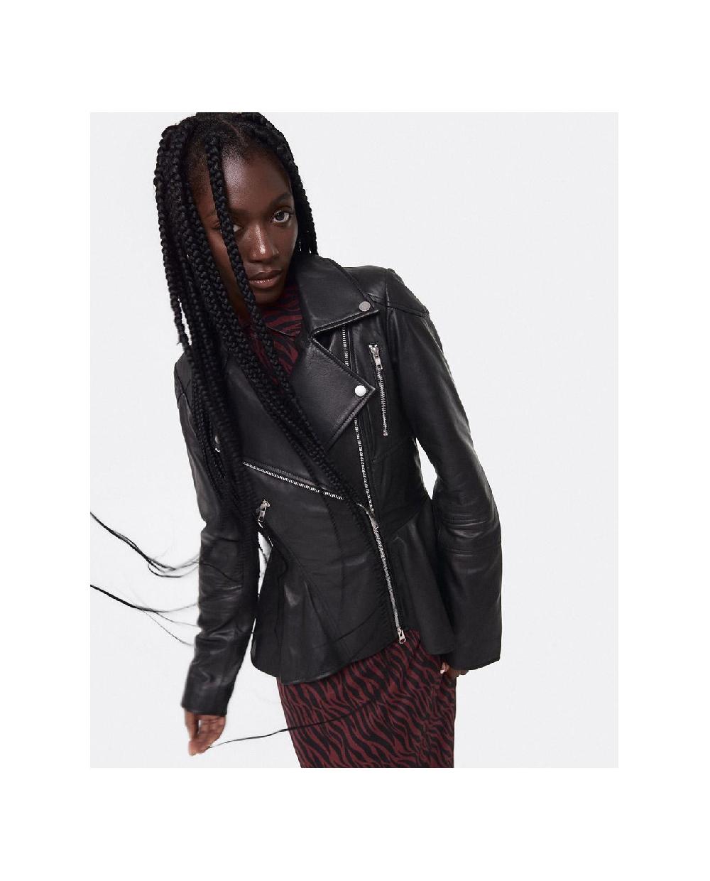 Cuplé PELUM BIKER CHAQUETA PIEL NEGRO Última moda