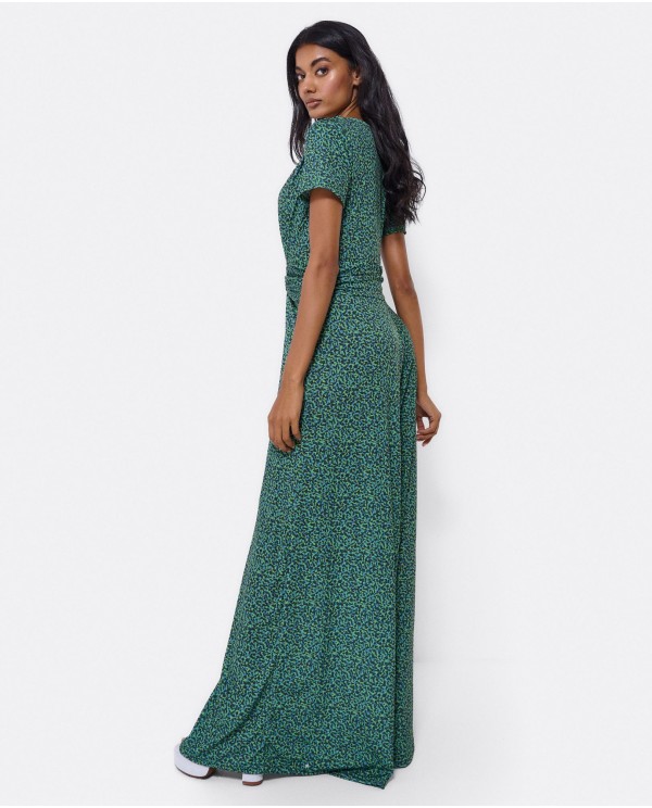 Cuplé MONO NUDO PUNTO LEOPARDO VERDE Ofertas especiales