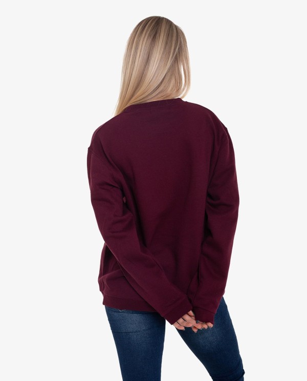 Cuplé SUDADERA BURDEOS EN ALGODON CON LOGO CUPLÉ Outlet online