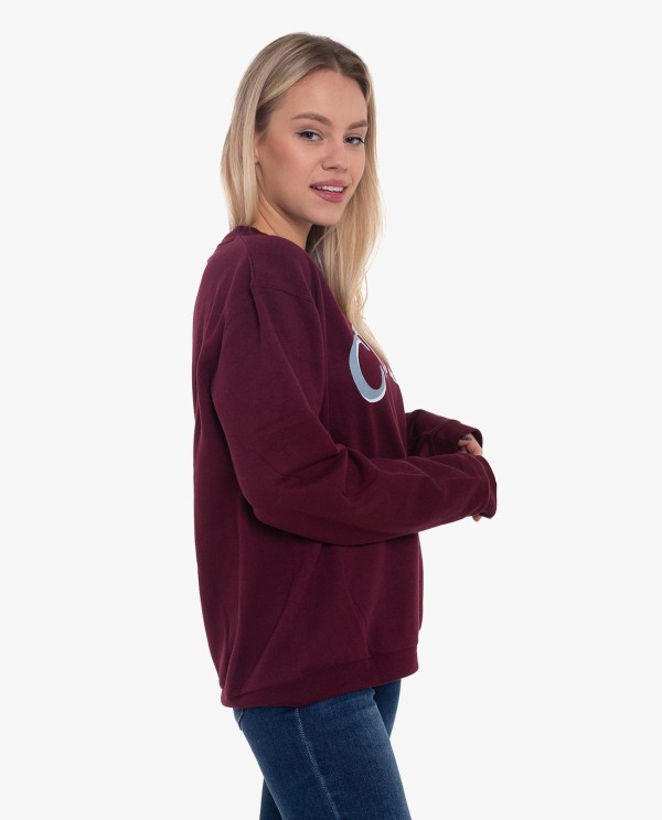 Cuplé SUDADERA BURDEOS EN ALGODON CON LOGO CUPLÉ Outlet online
