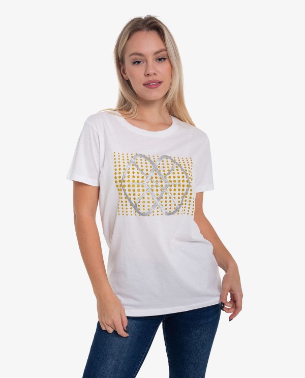 Cuplé CAMISETA BLANCA LOGO DOTS Rebajas