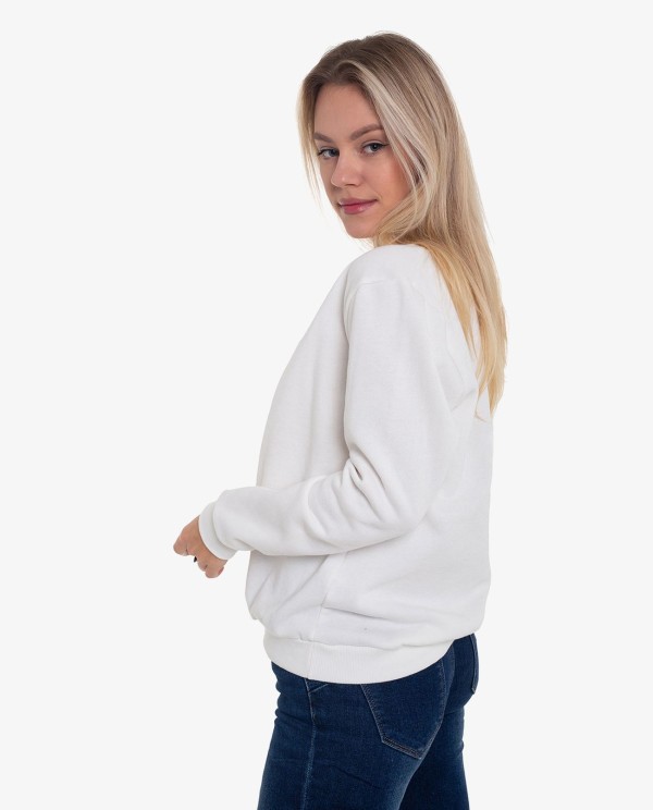 Cuplé SUDADERA BLANCA DE ALGODÓN CON LOGO CUPLÉ Ofertas
