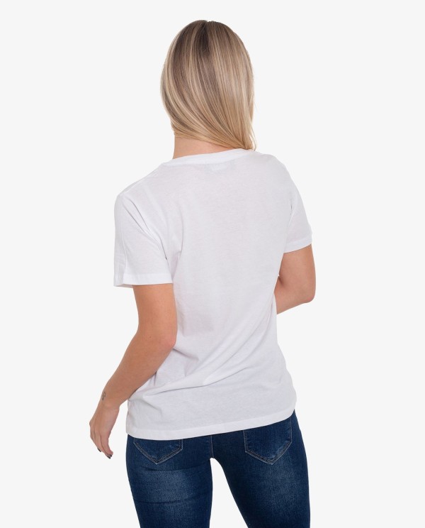 Cuplé CAMISETA BLANCA LOGO ANIMAL PRINT Gran oferta