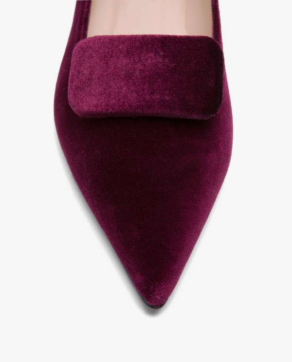 Cuplé ADORNO PARA ZAPATO TERCIOPELO LILA En oferta