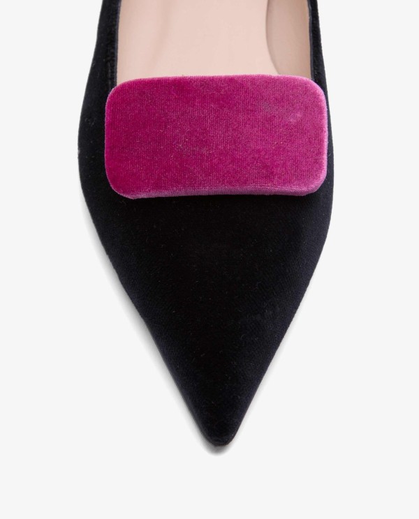 Cuplé ADORNO PARA ZAPATO TERCIOPELO ROSA Libre de impuestos