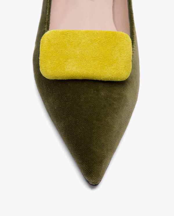 Cuplé ADORNO PARA ZAPATO SERRAJE AMARILLO Oferta exclusiva