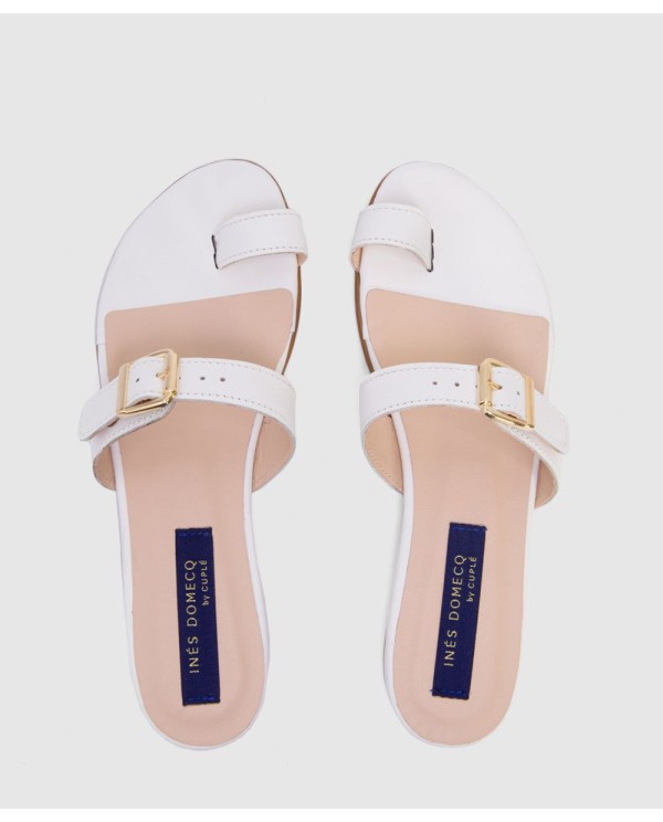 Cuplé SANDALIA BARBATE NAPA BLANCO Ofertas