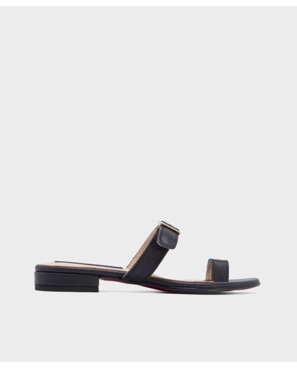 Cuplé SANDALIA BARBATE NAPA NEGRO Venta caliente