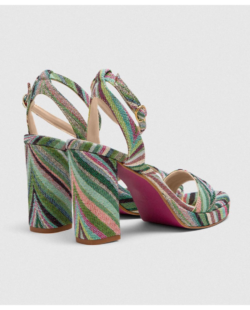 Cuplé SANDALIA CONIL TEXTIL MULTICOLOR Rebajas baratas