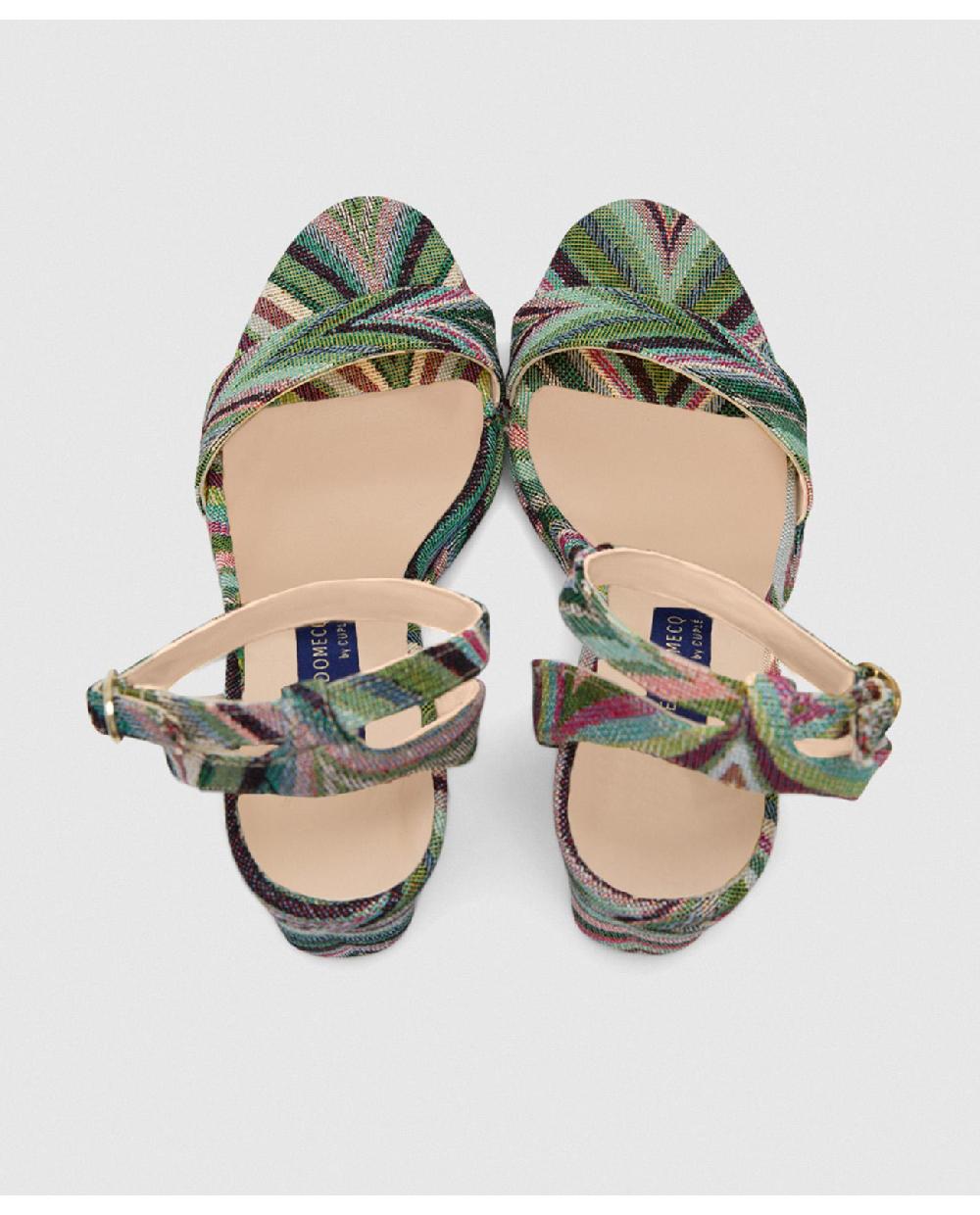 Cuplé SANDALIA CONIL TEXTIL MULTICOLOR Rebajas baratas