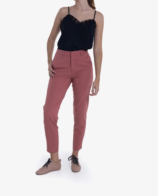 Cuplé PANTALON CREP ROSA