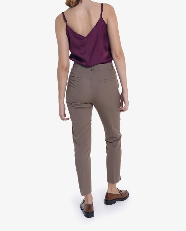 Cuplé PANTALÓN RECTO MARRÓN Superdescuento