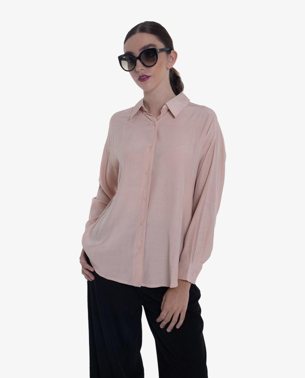 Cuplé CAMISA BÁSICA COLOR NUDE Oferta exclusiva