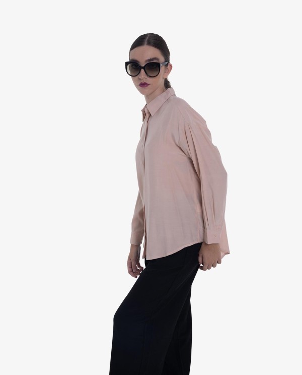 Cuplé CAMISA BÁSICA COLOR NUDE Oferta exclusiva