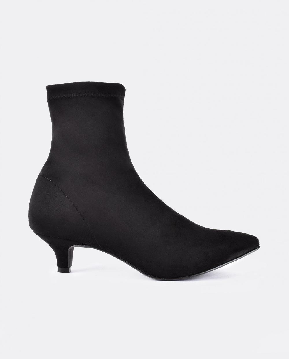 Cuplé BOTIN LICRA TACON BAJO ULTRASUEDE STRECH NEGRO Grandes ahorros