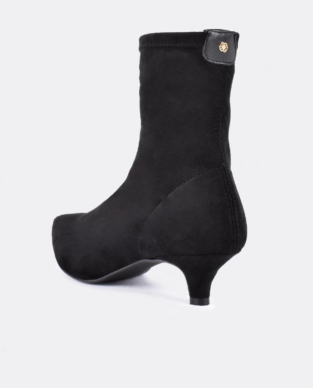 Cuplé BOTIN LICRA TACON BAJO ULTRASUEDE STRECH NEGRO Grandes ahorros