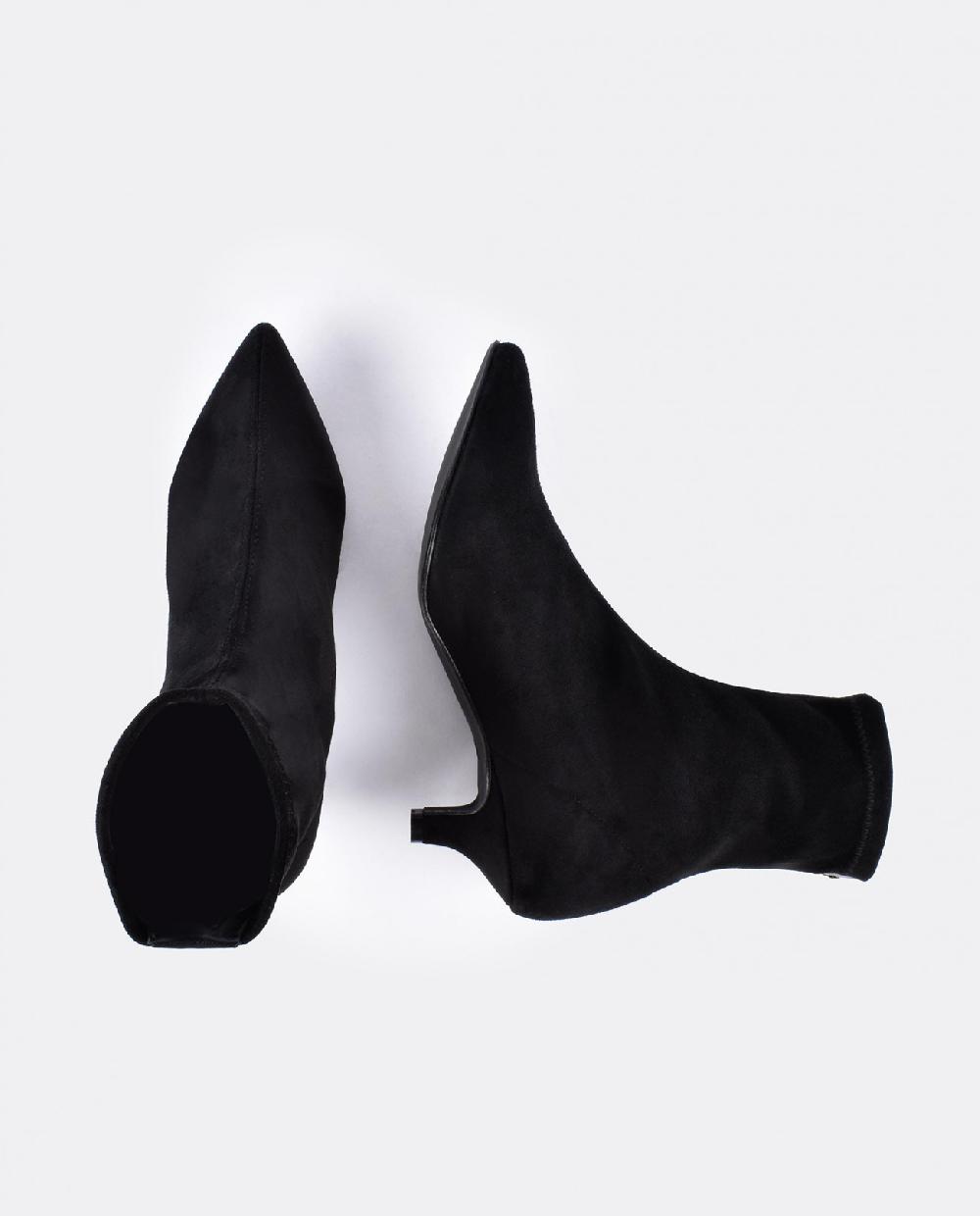 Cuplé BOTIN LICRA TACON BAJO ULTRASUEDE STRECH NEGRO Grandes ahorros