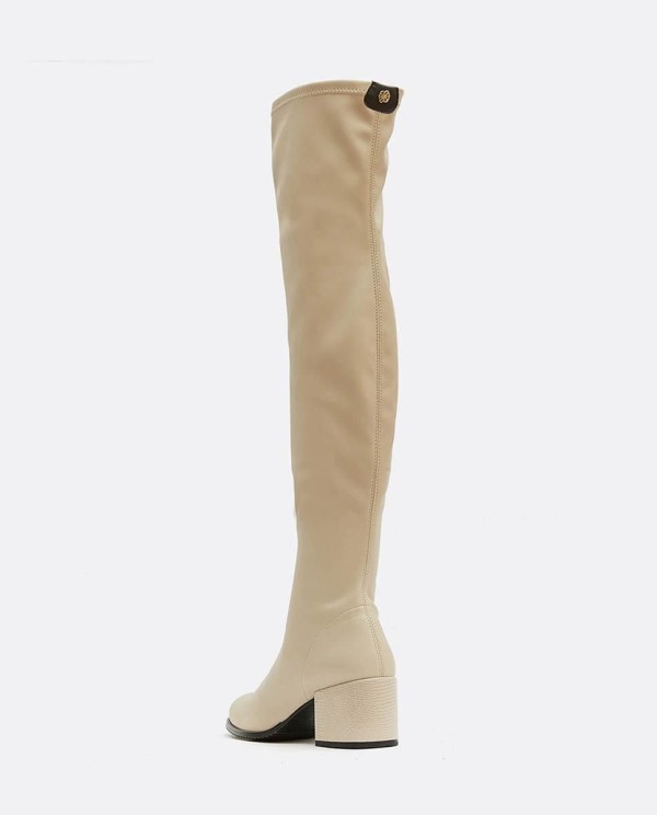 Cuplé BOTA MOSQUETERA NAPA ELÁSTICO CAMEL Rebajas de fin de temporada