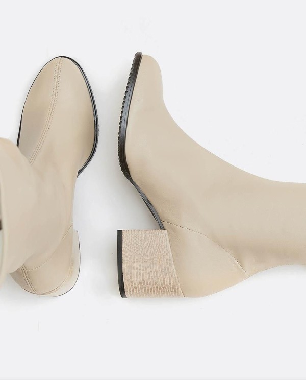 Cuplé BOTA MOSQUETERA NAPA ELÁSTICO CAMEL Rebajas de fin de temporada