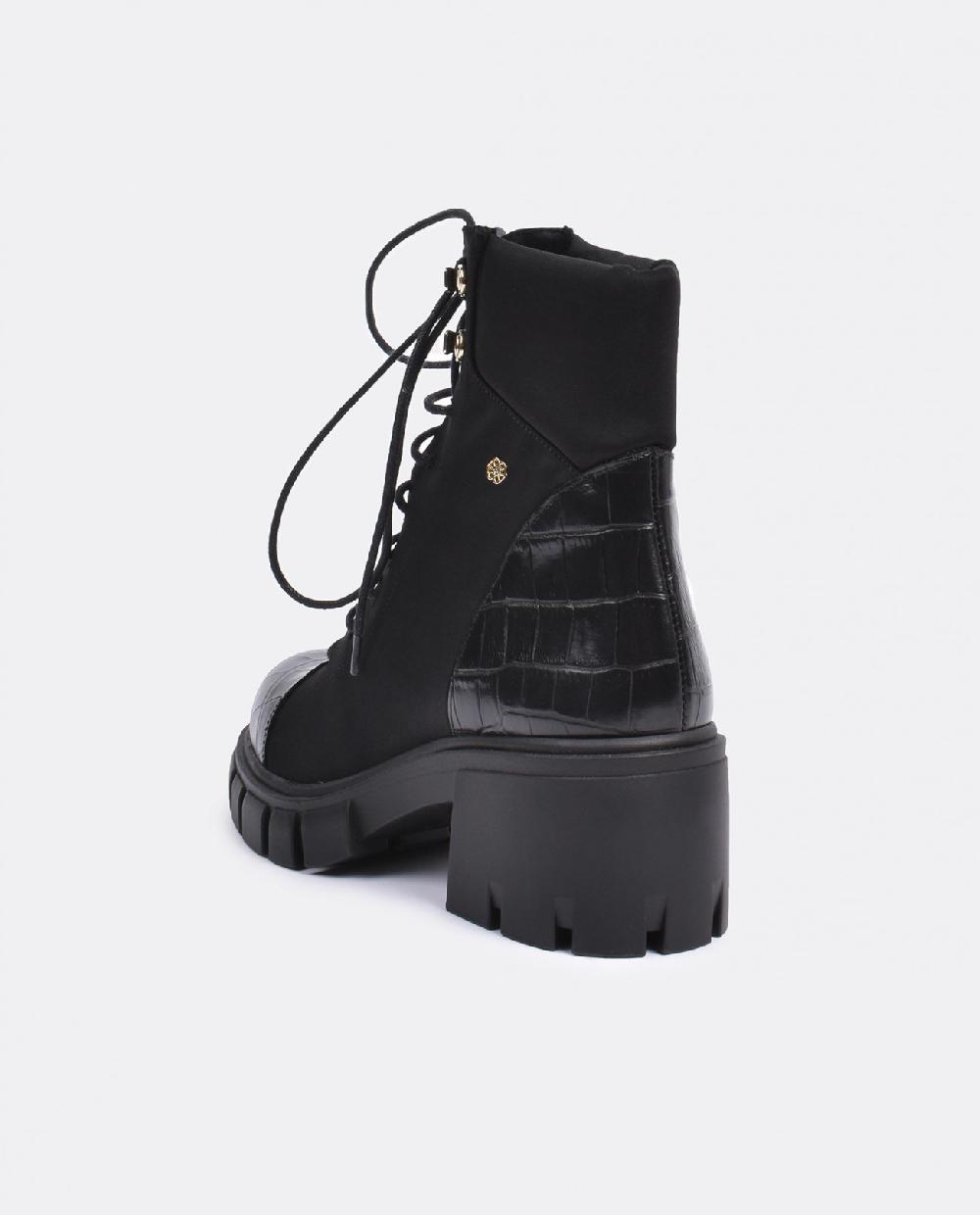 Cuplé BOTIN CORDONES LICRA STRECH NEGRO 2025