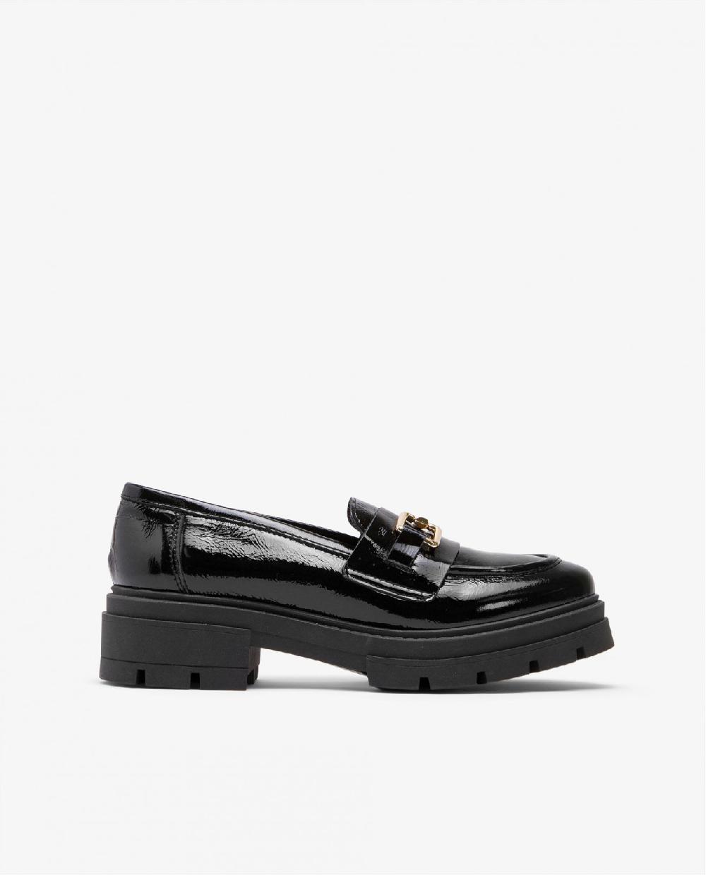 Cuplé MOCASIN TRABILLA CHAROL PIEL NEGRO