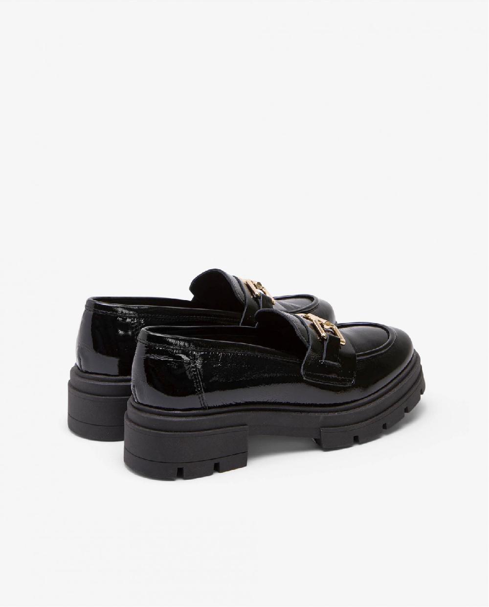 Cuplé MOCASIN TRABILLA CHAROL PIEL NEGRO Gran oferta